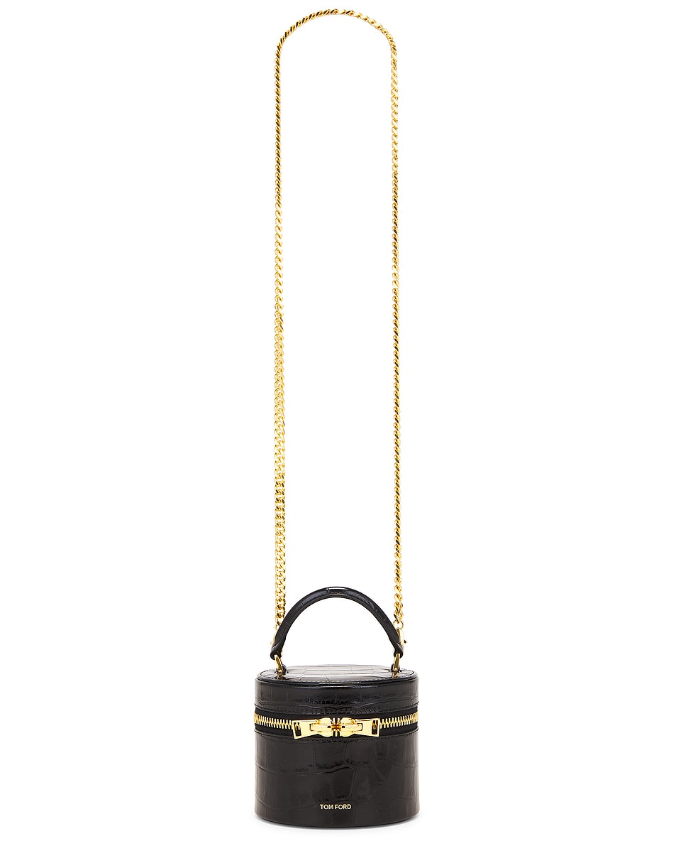 Image 1 of TOM FORD Audrey Mini Vanity Bag in Black