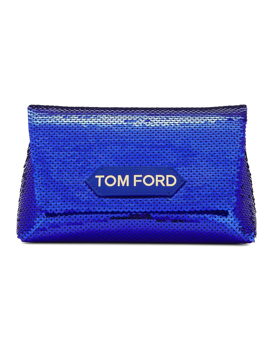 Image 1 of TOM FORD Sequin Mini Chain Bag in Ocean