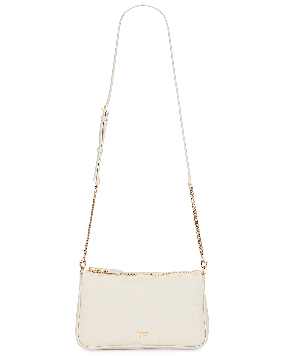 Image 1 of TOM FORD Leather TF Mini Bag in Chalk