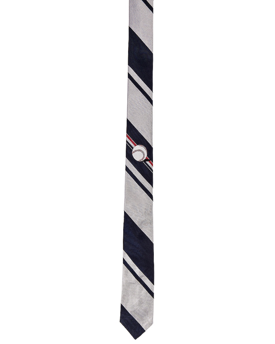 Image 1 of Thom Browne Tie in Navy