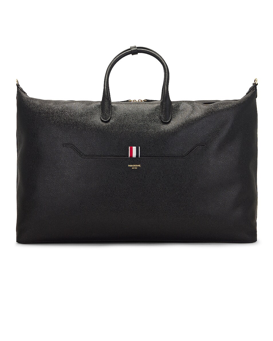 Image 1 of Thom Browne Soft Duffle in Black