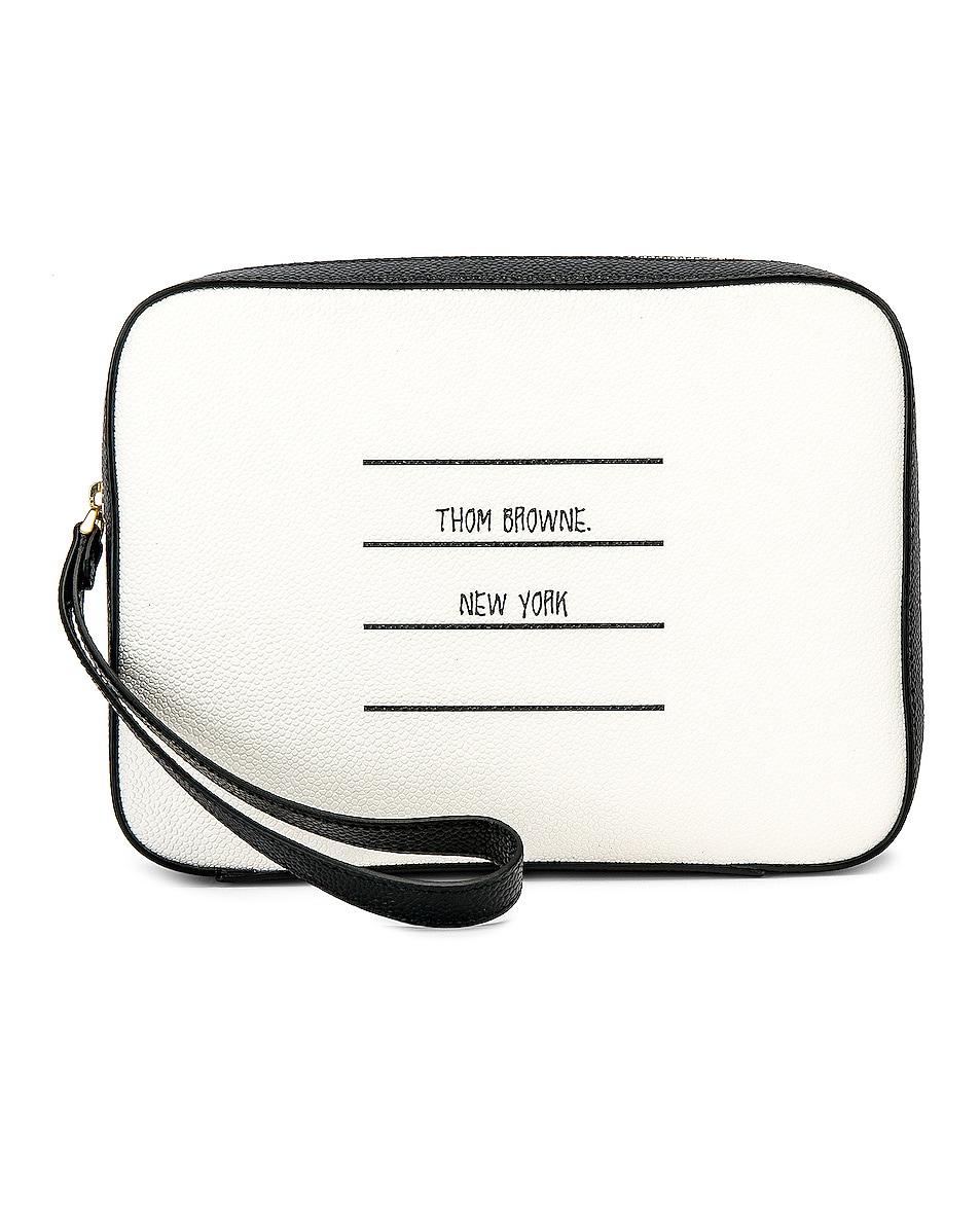 Image 1 of Thom Browne Kit Pouch in Black