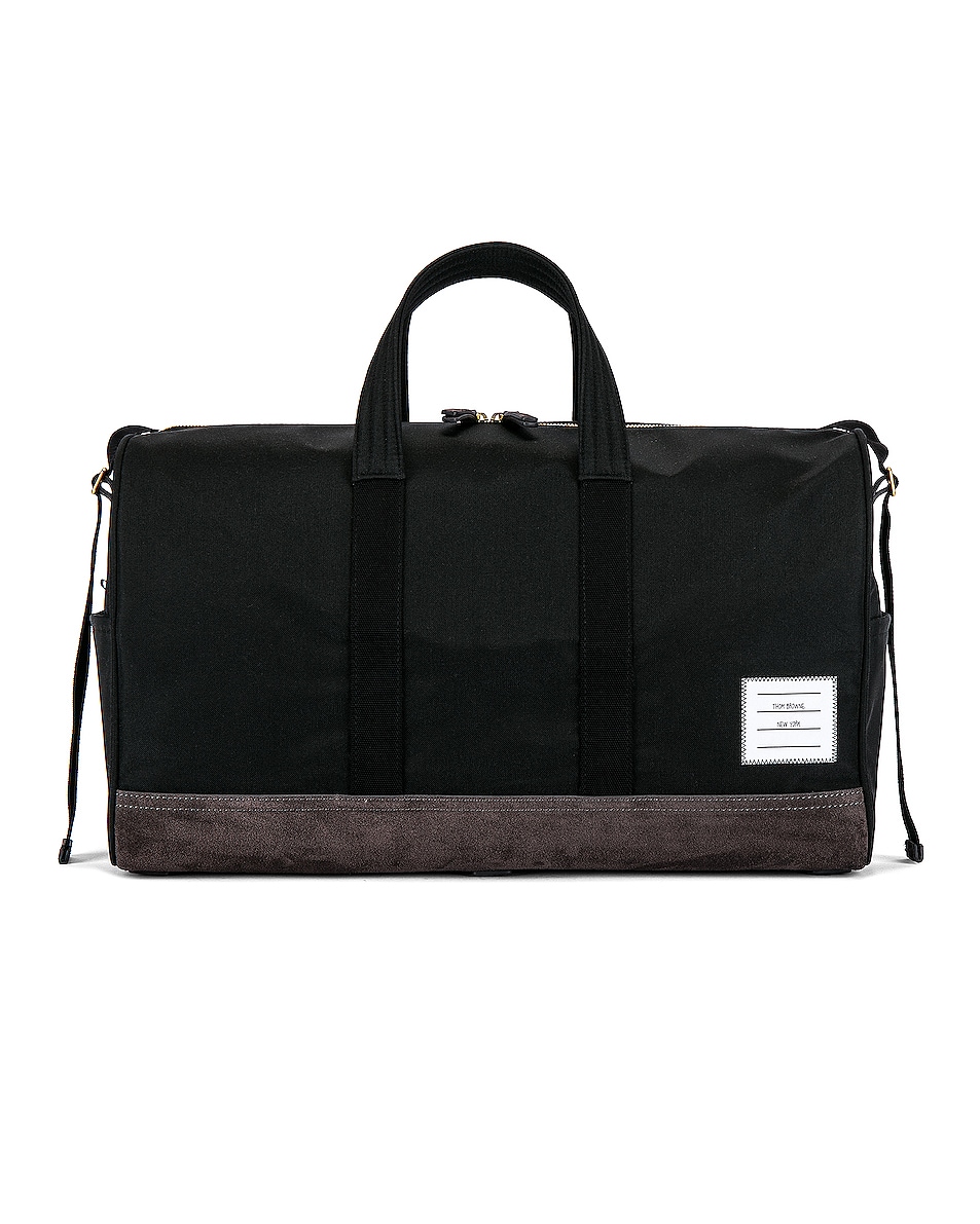 Image 1 of Thom Browne Unstructured Holdall in Black