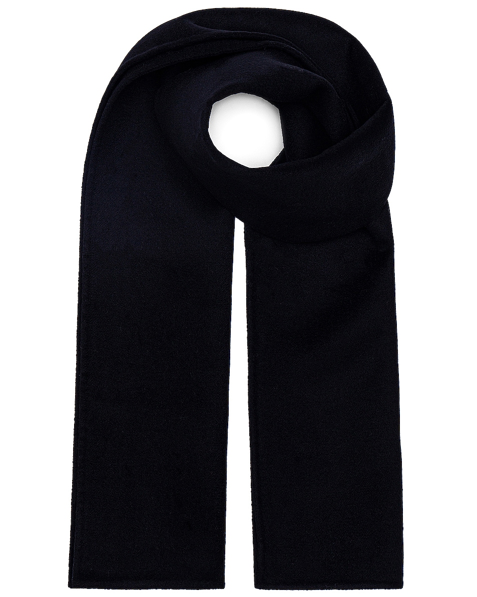 Image 1 of Toteme Long Double Scarf in Black