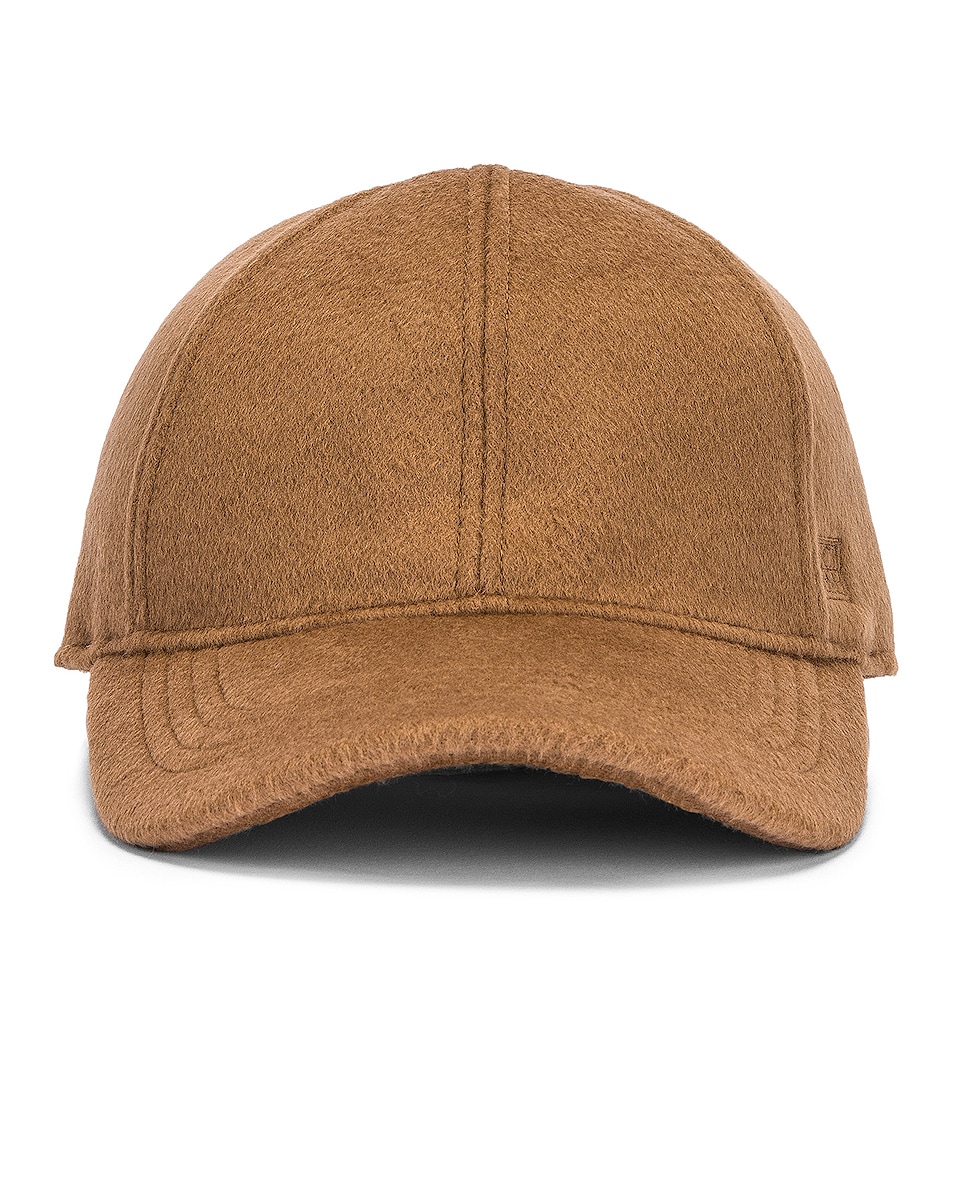 Image 1 of Toteme Double Baseball Cap in Camel