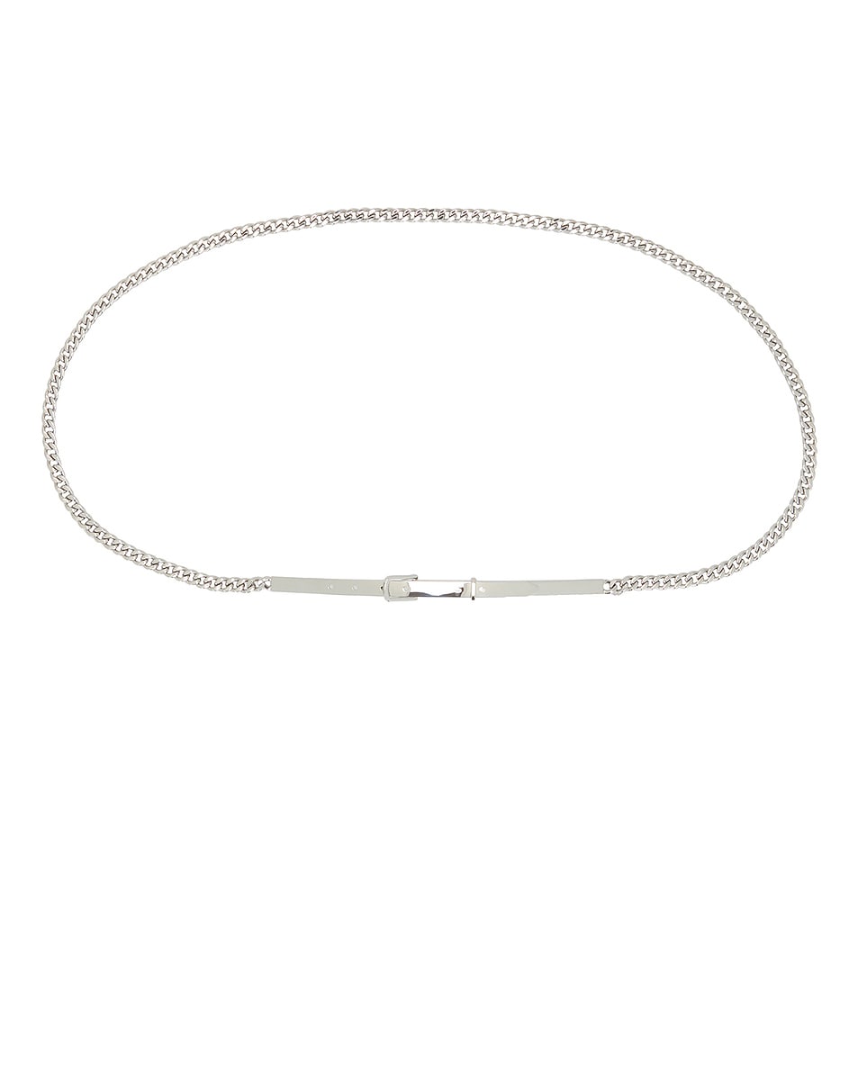 Image 1 of Toteme Chain Belt in Silver