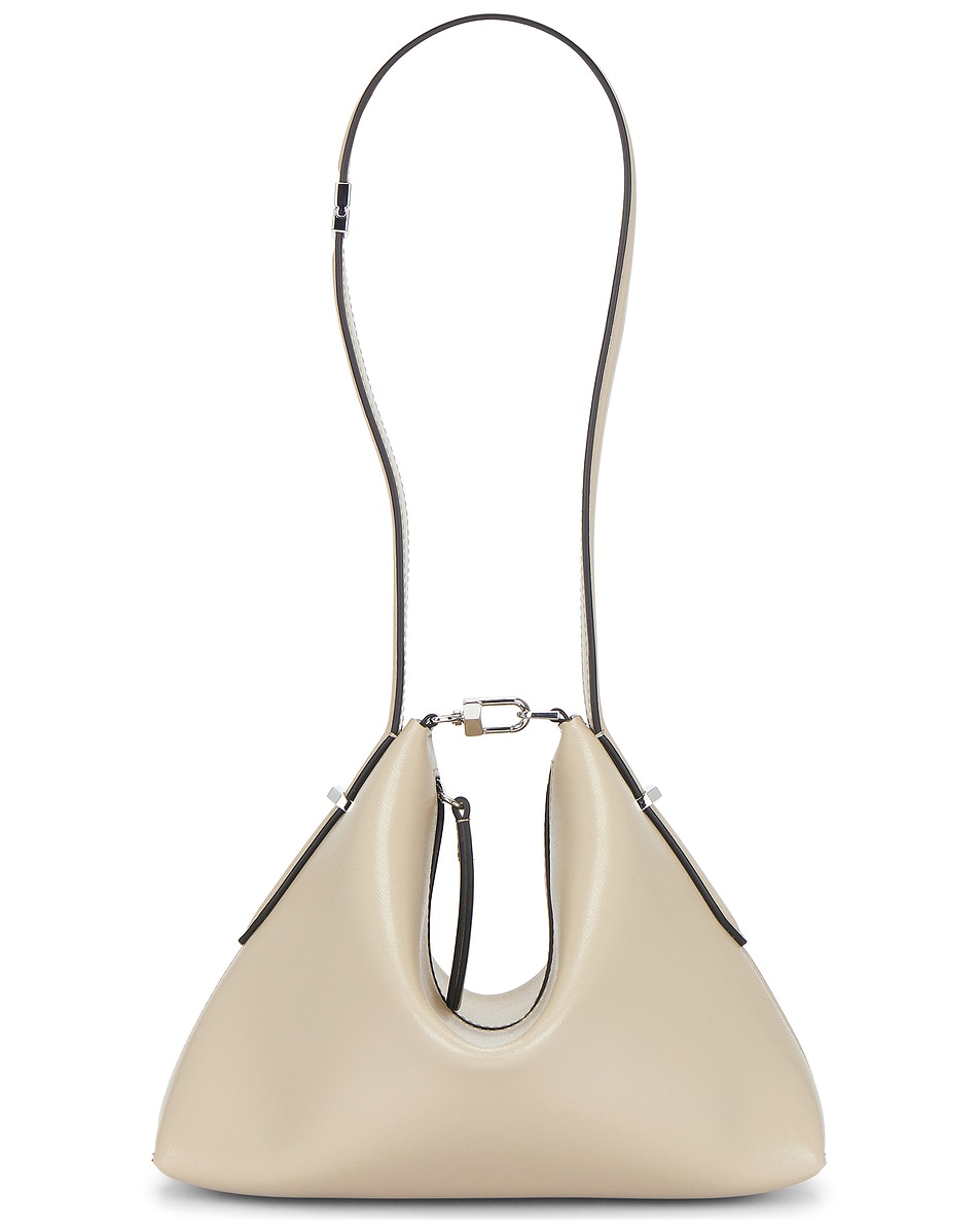Image 1 of Toteme Leather Scoop Wristlet Bag in Fawn