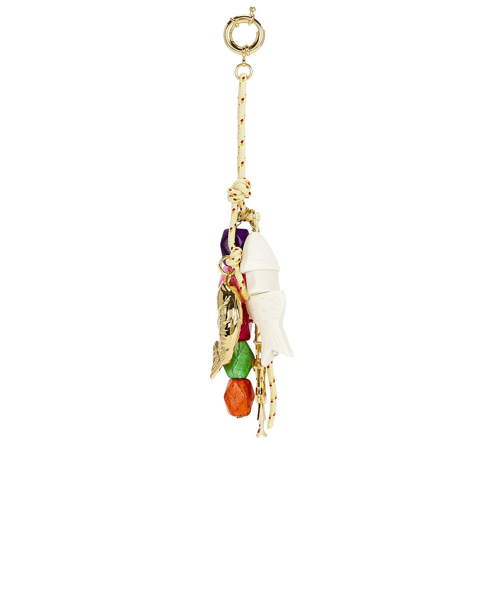 Image 1 of Timeless Pearly Charms Rope Keychain in Multico
