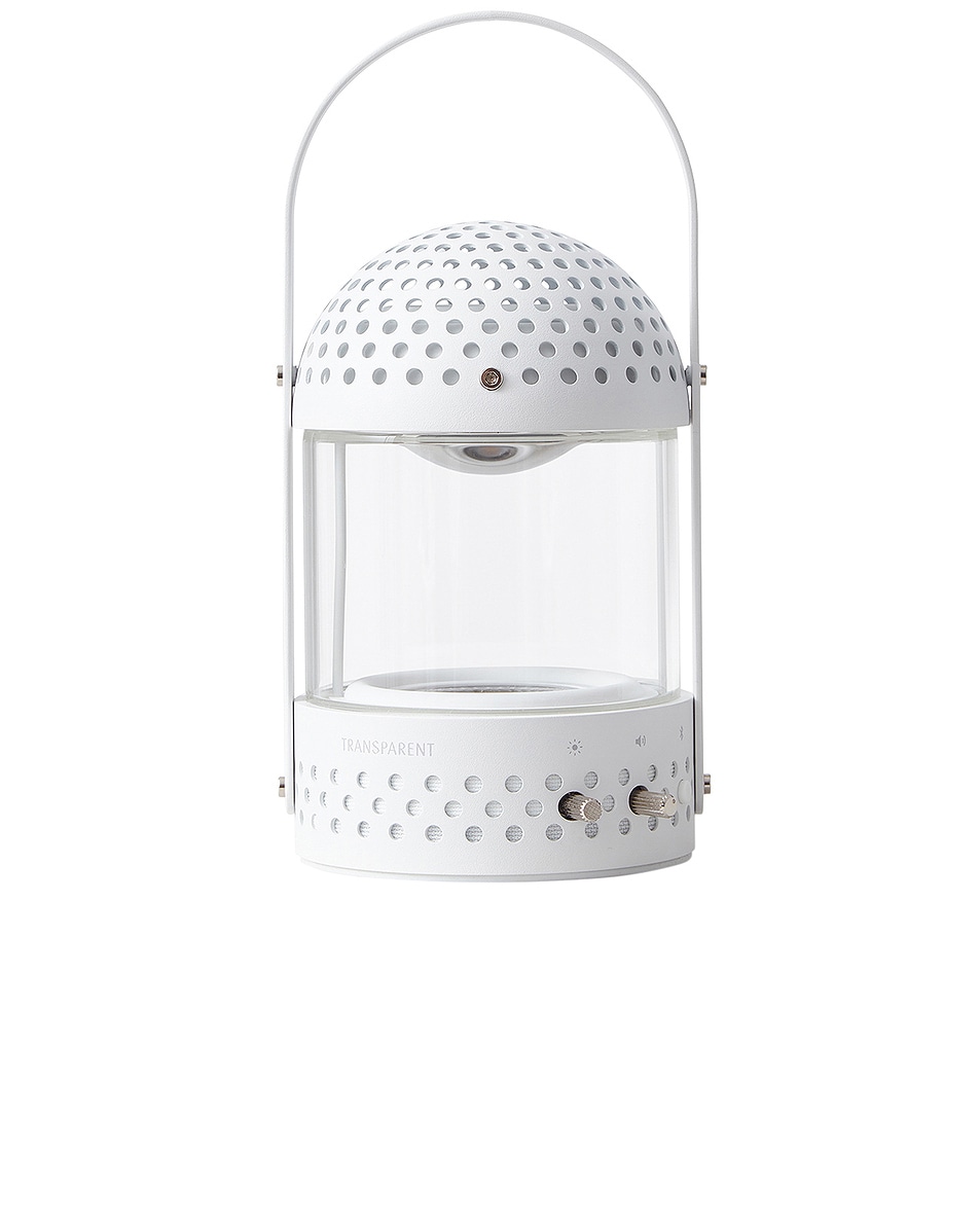 Image 1 of Transparent Light Speaker in White
