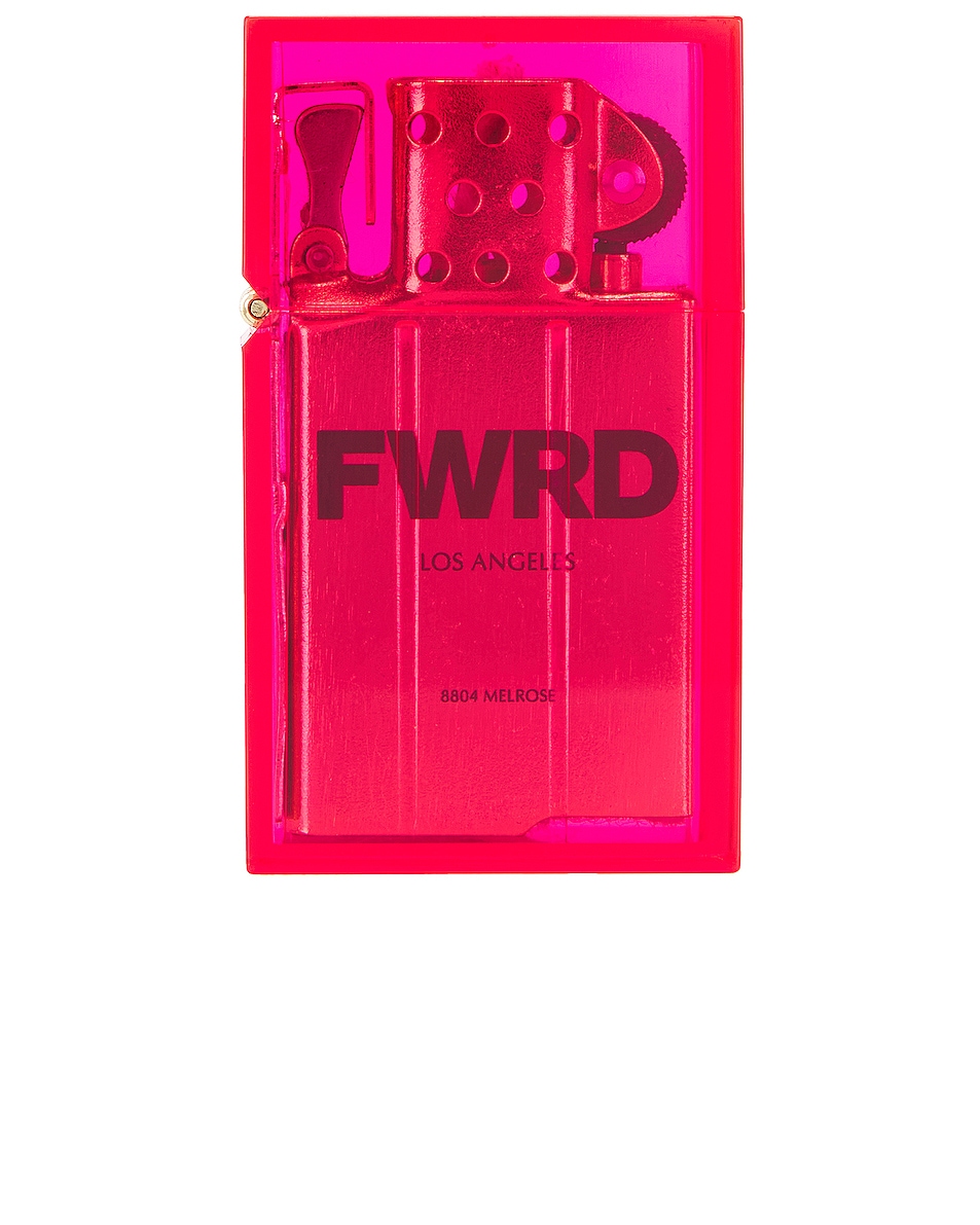 Image 1 of Tsubota Pearl x Fwrd Hard Edge Transparent Lighter in Pink