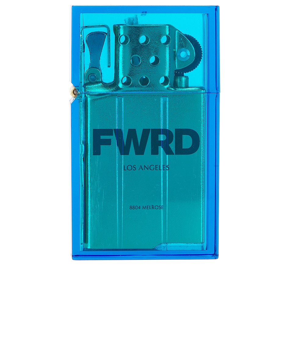 Image 1 of Tsubota Pearl x Fwrd Hard Edge Transparent Lighter in Blue