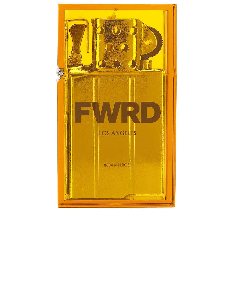 Image 1 of Tsubota Pearl x Fwrd Hard Edge Transparent Lighter in Yellow
