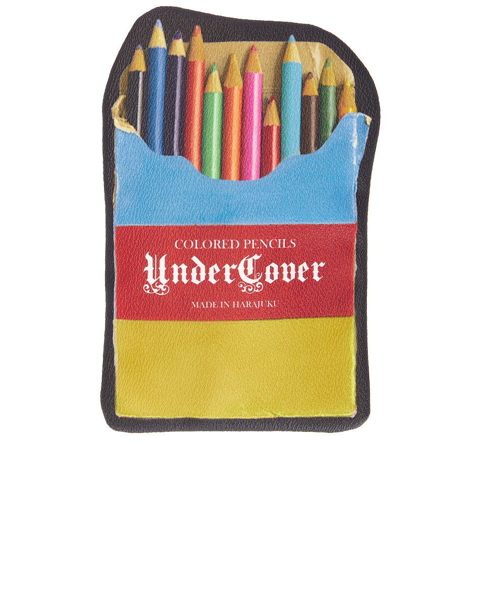 Image 1 of Undercover Colored Pencils Coin Pouch in Black