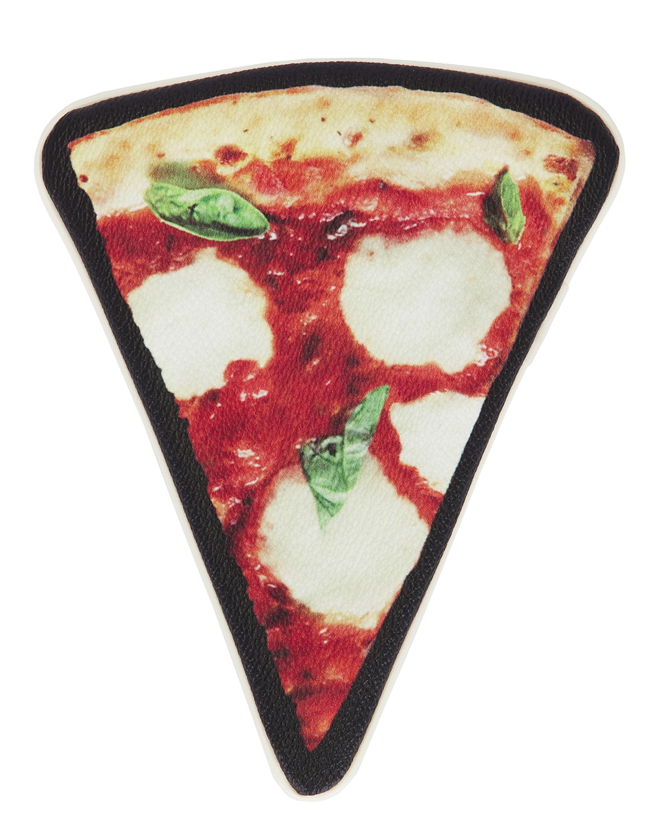 Image 1 of Undercover Margherita Pizza Coin Pouch in Black