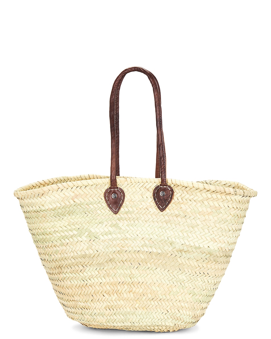 Image 1 of Verve Culture Shopping Basket in Straw