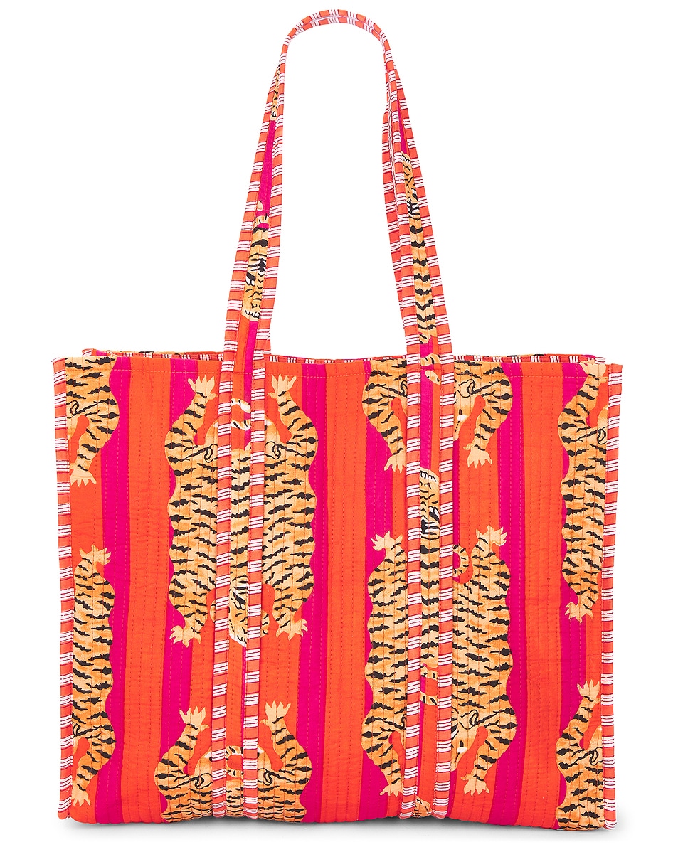 Image 1 of Verve Culture Feline Tote in Orange