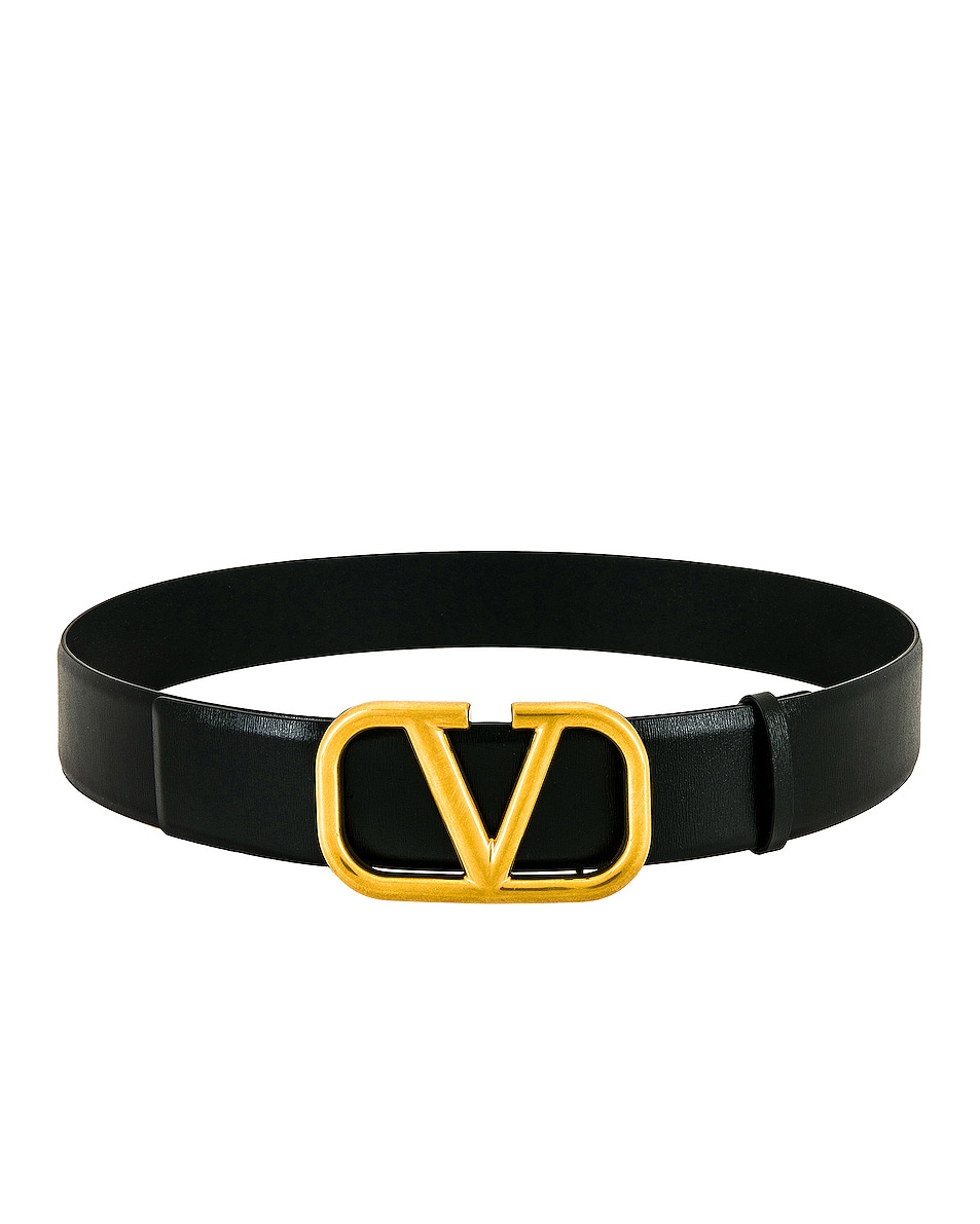 Image 1 of Valentino Garavani Valentino H.40 Buckle Belt in Nero