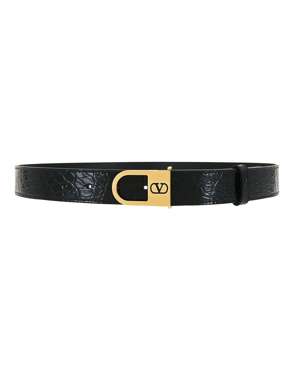 Image 1 of Valentino Garavani Belt in Nero