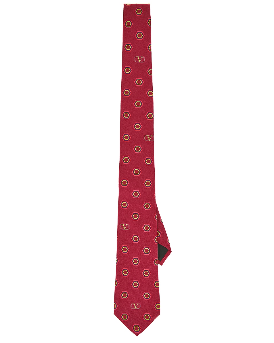 Image 1 of Valentino Garavani Tie in Red