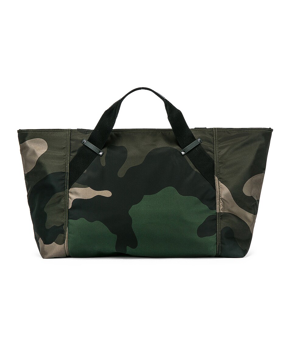 Image 1 of Valentino Garavani Duffel Bag in Army Green
