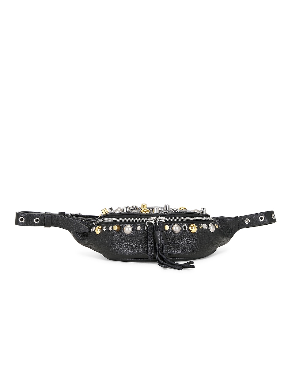 Image 1 of Valentino Garavani Waist Satchel in Nero