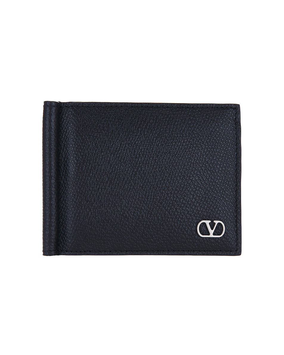 Image 1 of Valentino Garavani Bifold Wallet in Black