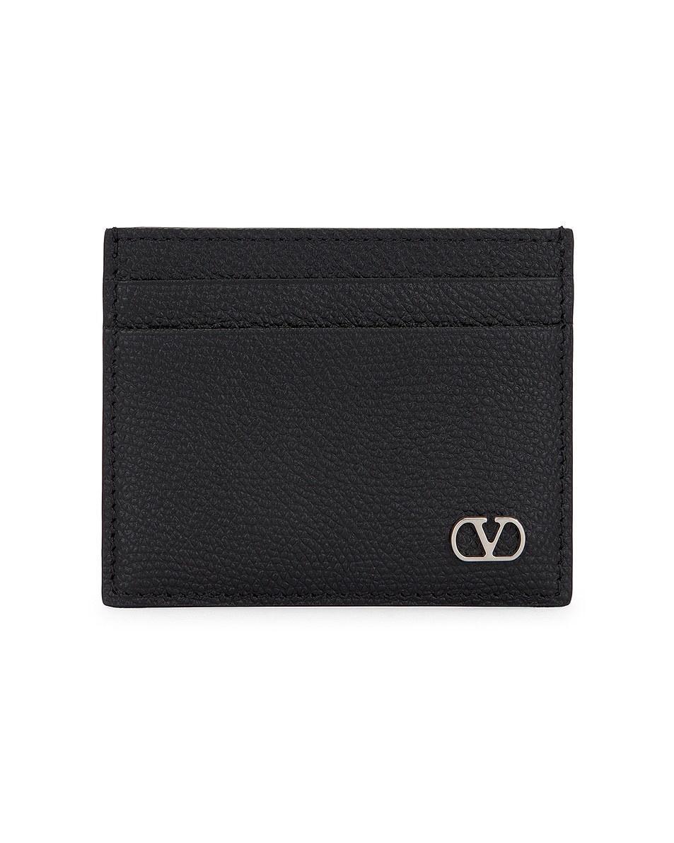 Image 1 of Valentino Garavani Card Holder in Black