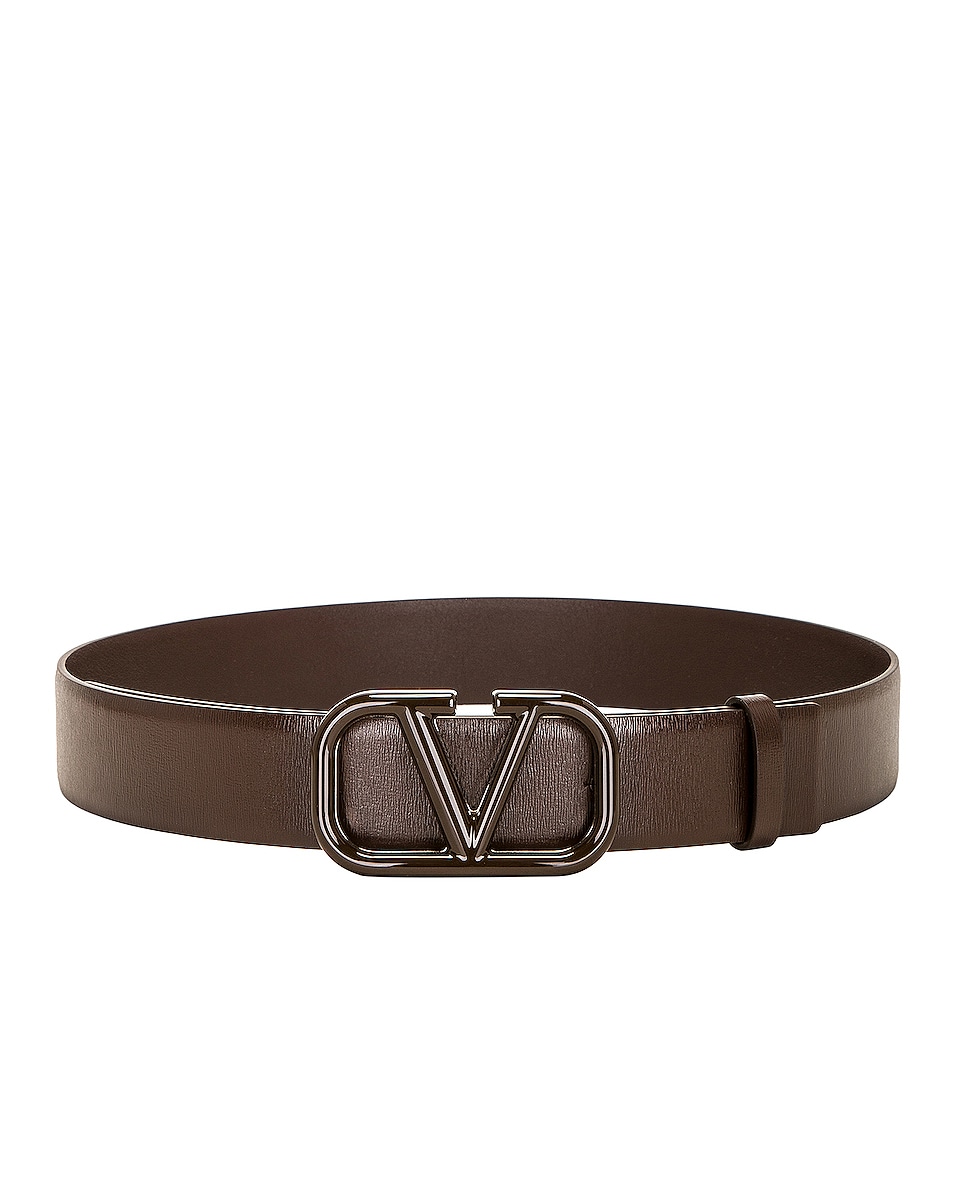 Image 1 of Valentino Garavani 30 V Logo Signature Belt in Fondant