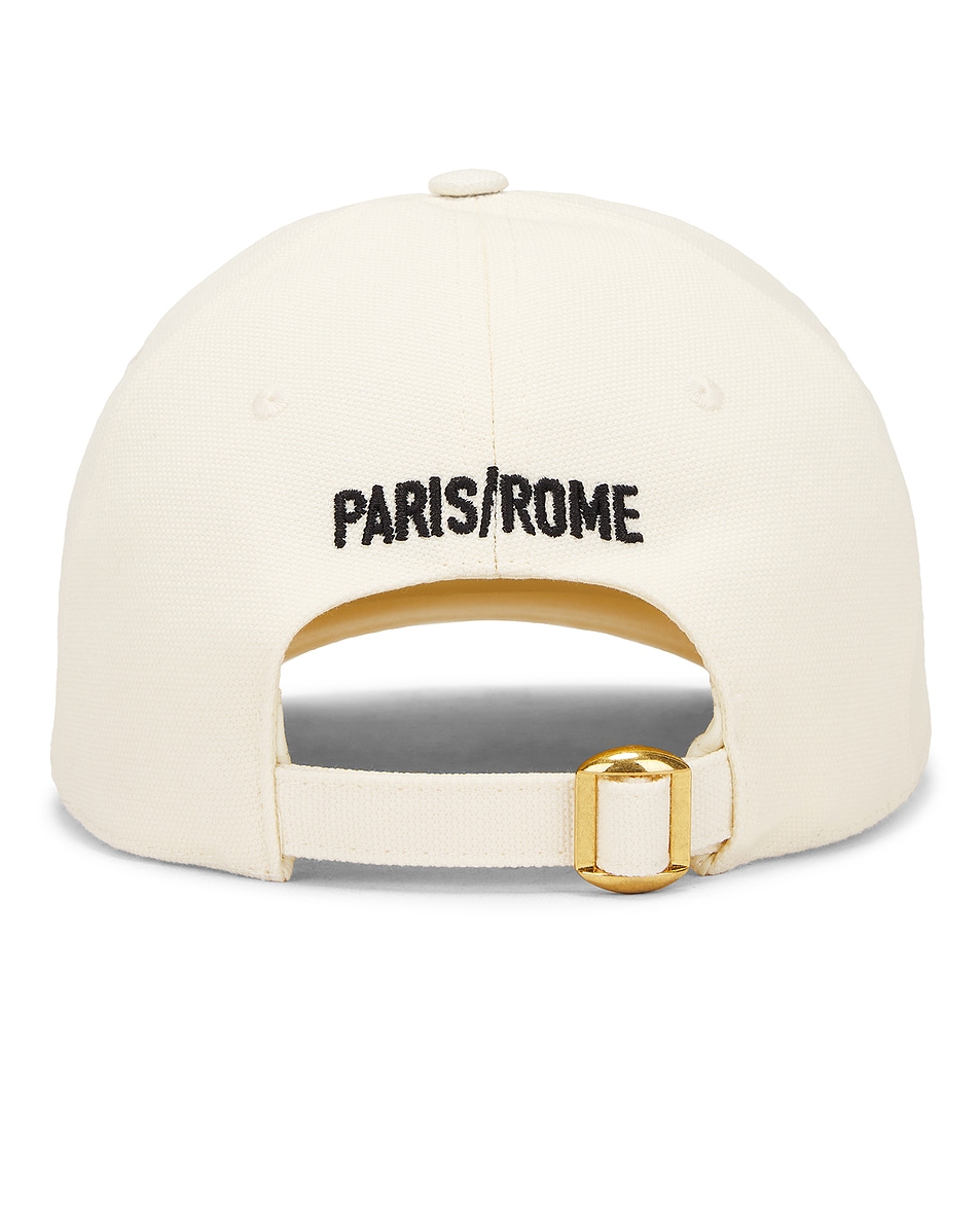 Image 2 of Valentino Garavani Chez Valentino Baseball Hat in Avorio & Nero
