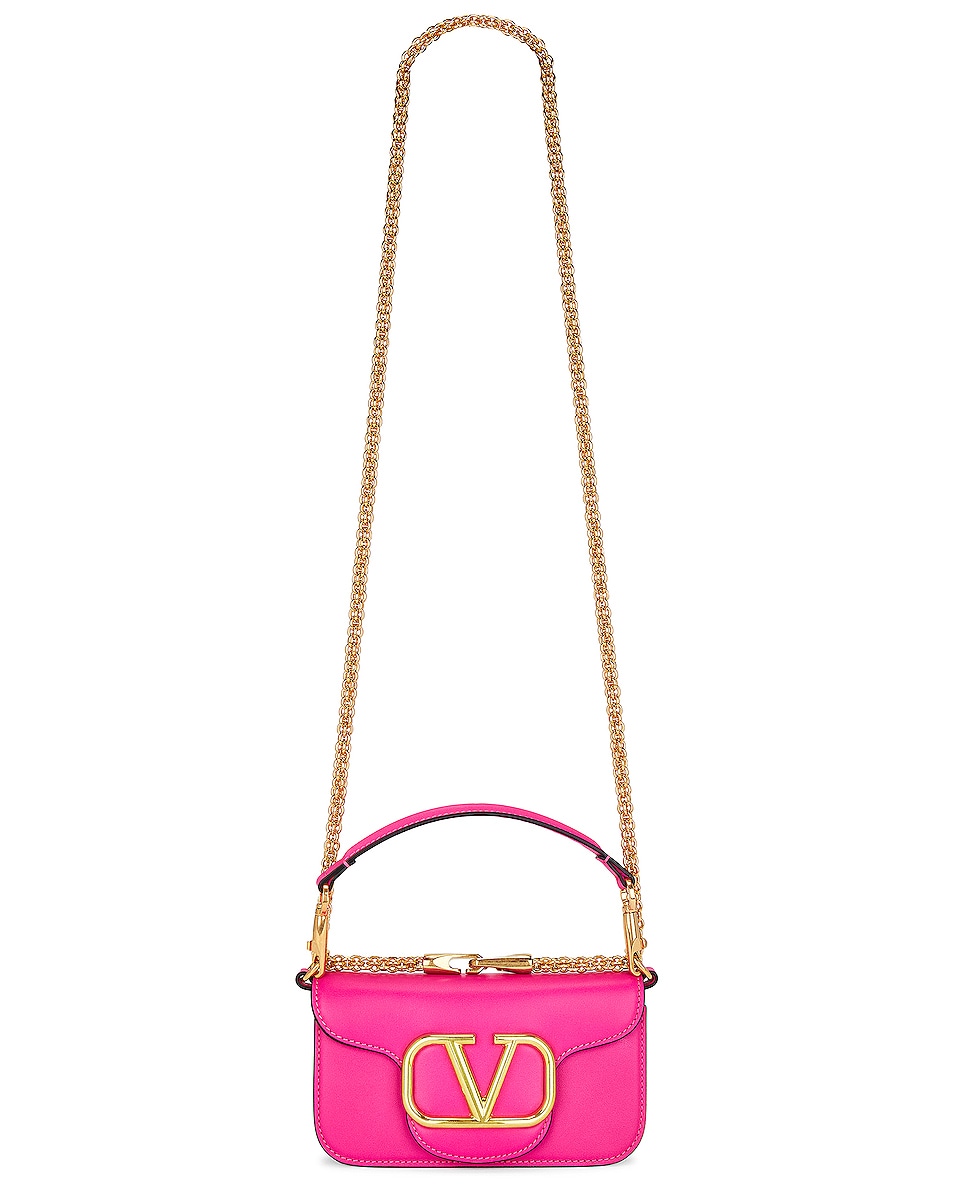 Image 1 of Valentino Garavani Loco Small Shoulder Bag in Pink