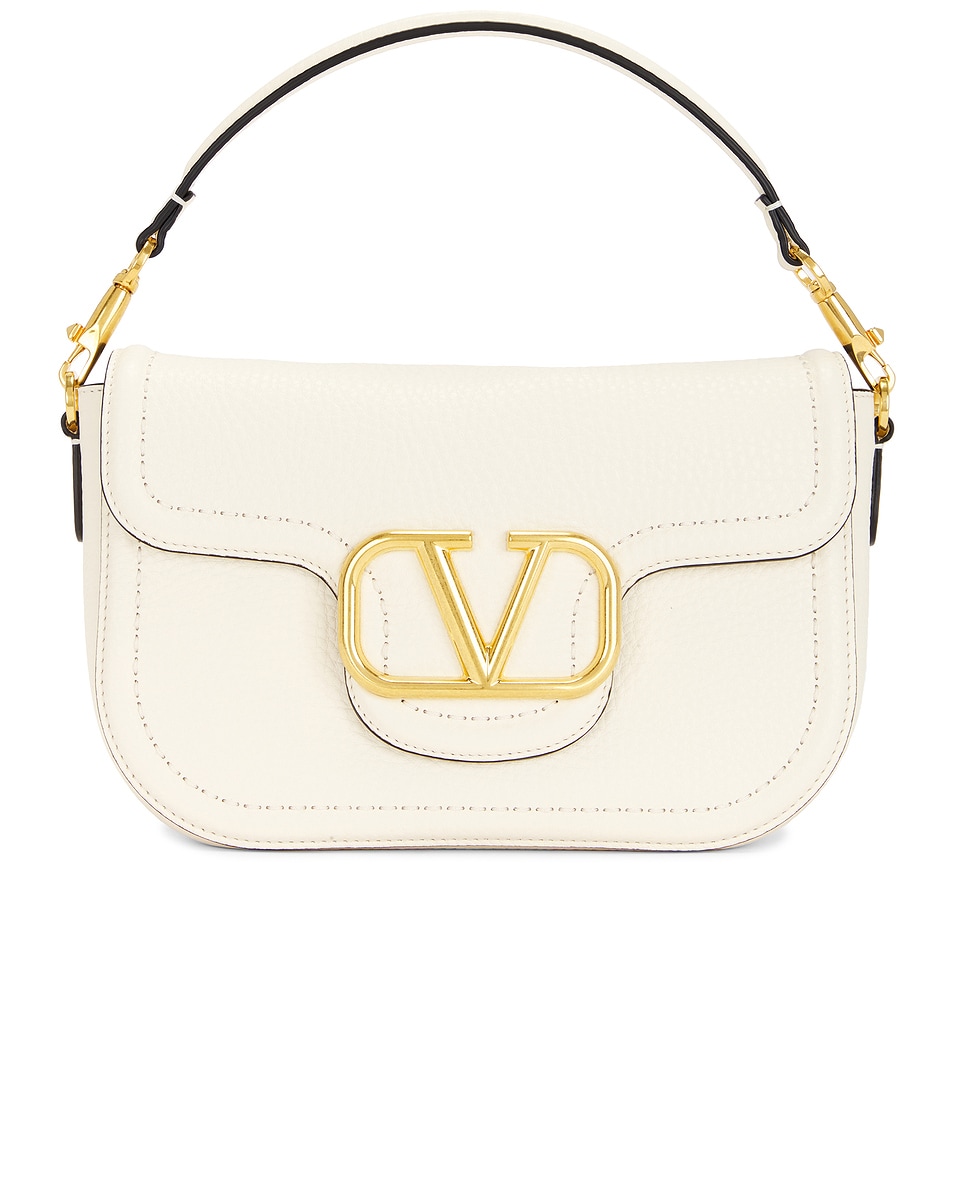 Valentino Garavani All Time Shoulder Bag in Ivory | FWRD