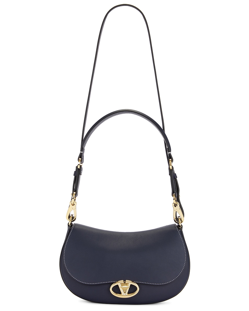 Image 1 of Valentino Garavani Logo 2 Shoulder Bag in Marine