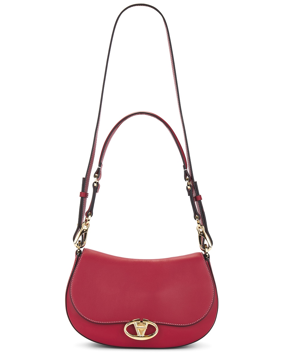 Image 1 of Valentino Garavani Logo 2 Shoulder Bag in Rosso