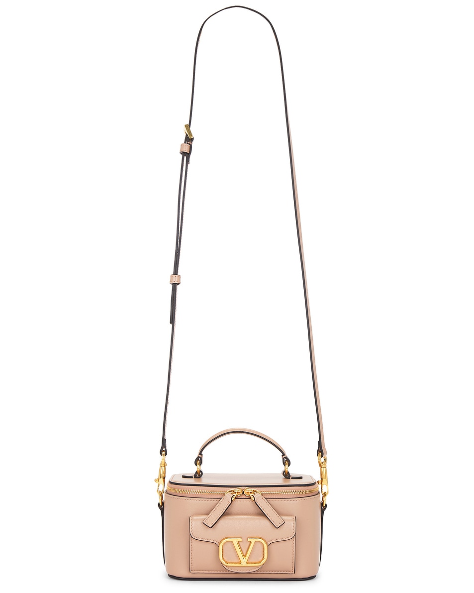 Image 1 of Valentino Garavani Loco Vanity Case in Rose Cannelle