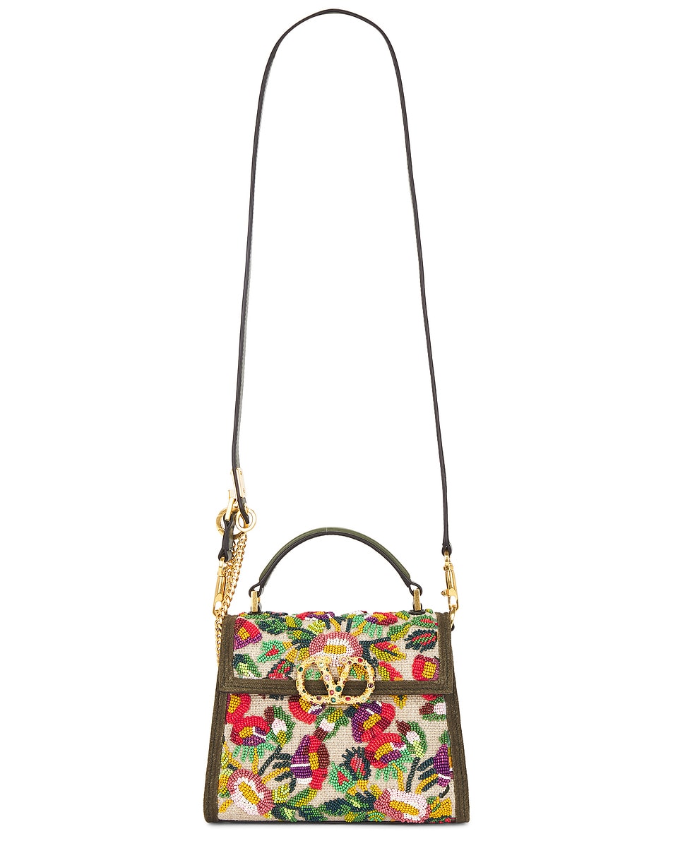 Image 1 of Valentino Garavani V Sling Mini Top Handle Bag in Multicolor