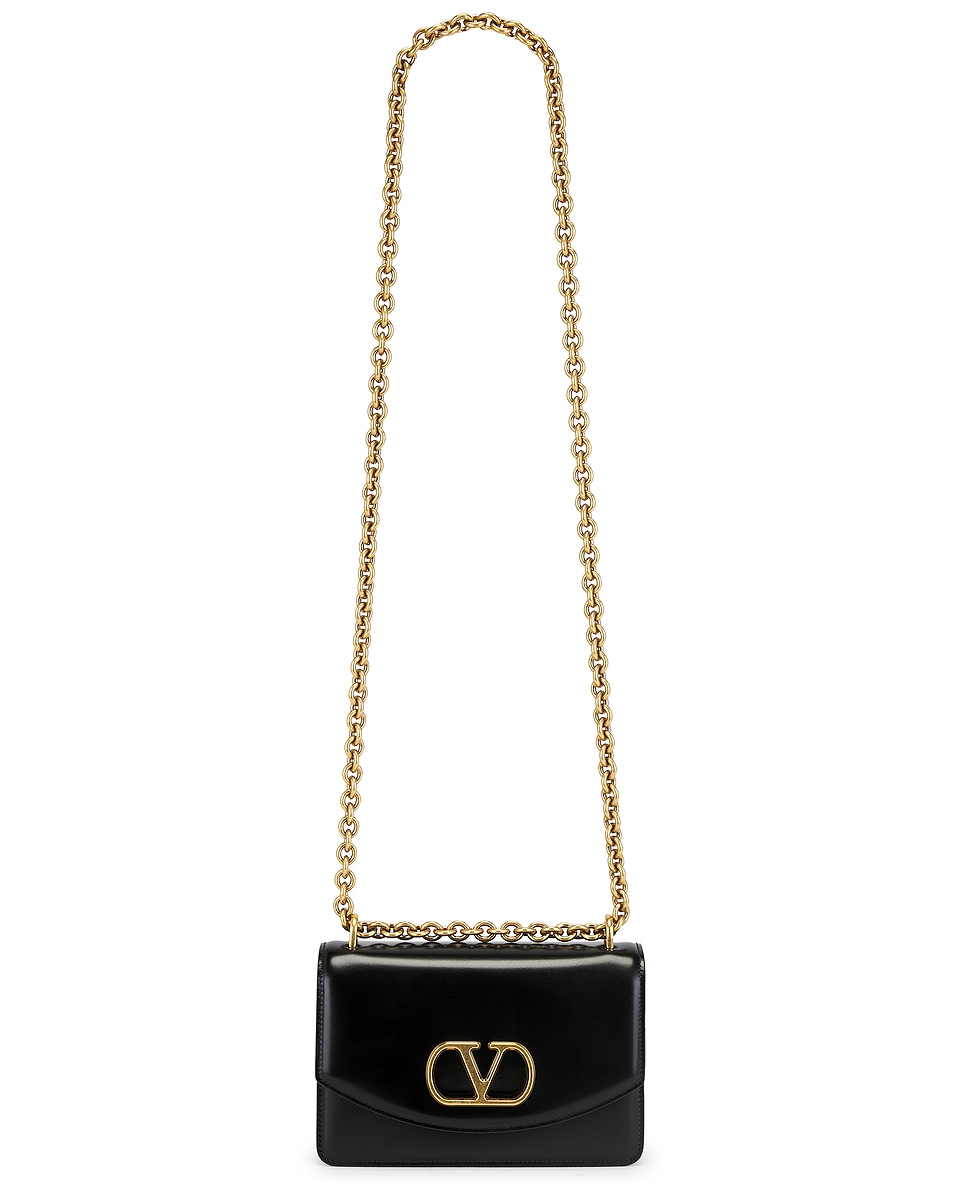 Image 1 of Valentino Garavani Vain Small Shoulder Bag in Nero
