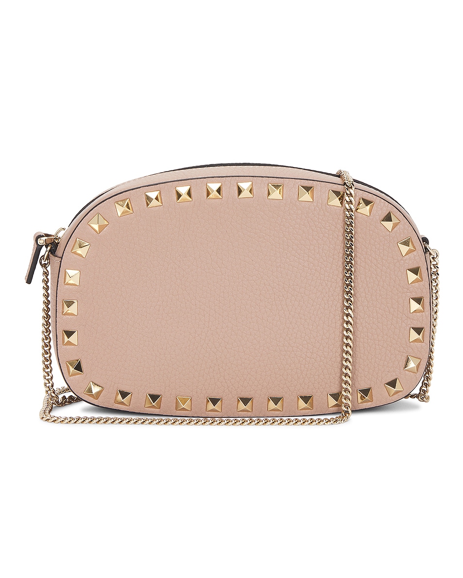 Image 1 of Valentino Garavani Rockstud Mini Bag in Poudre