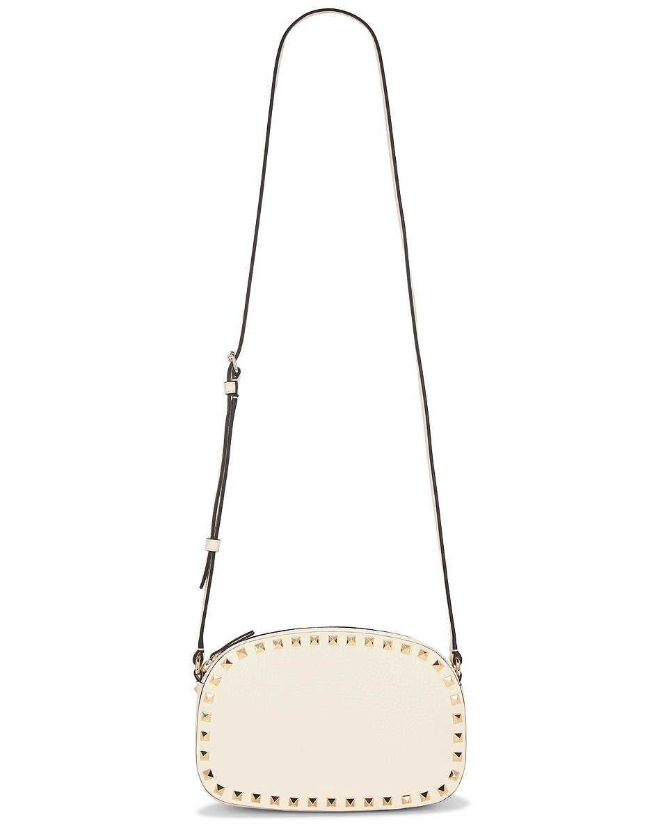 Image 1 of Valentino Garavani Rockstud Camera Case Bag in Light Ivory