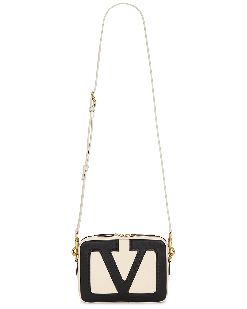 Image 1 of Valentino Garavani Viva Superstar Crossbody Bag in Butter White & Nero