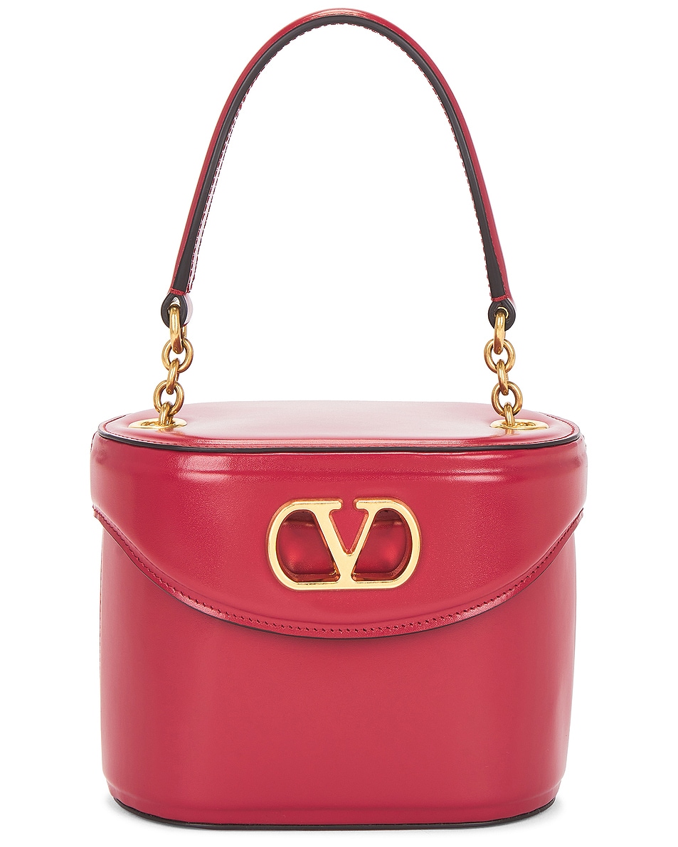 Image 1 of Valentino Garavani Vain Vanity Bag in Rosso V
