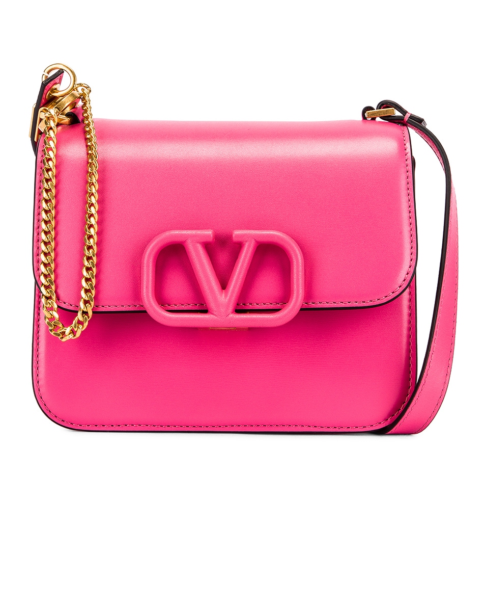 Image 1 of Valentino Garavani Valentino Garavani Garavani Small VSling Shoulder Bag in Mac Rose