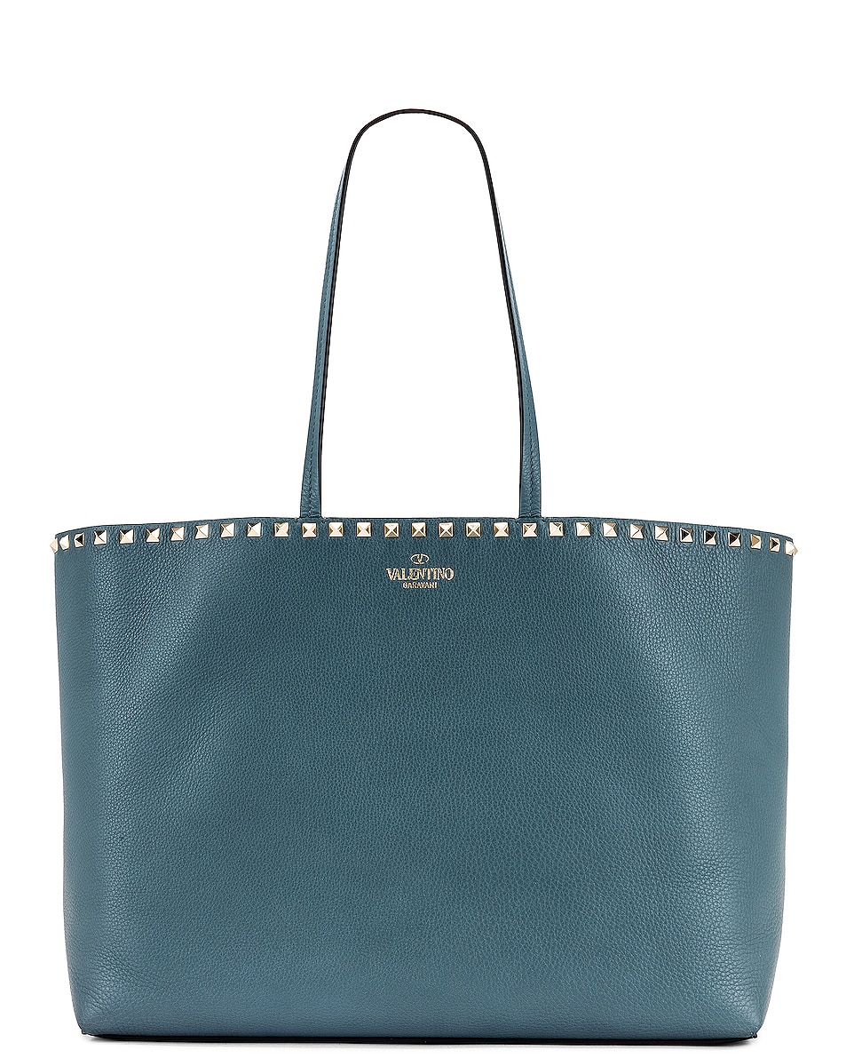 Image 1 of Valentino Garavani Rockstud Tote in Amadeus