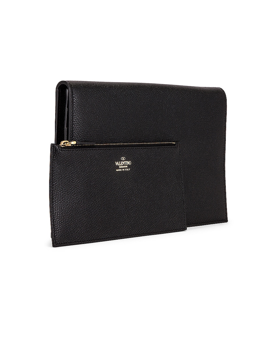 VALENTINO MEDIUM VLOGO POUCH,VENT-WY548