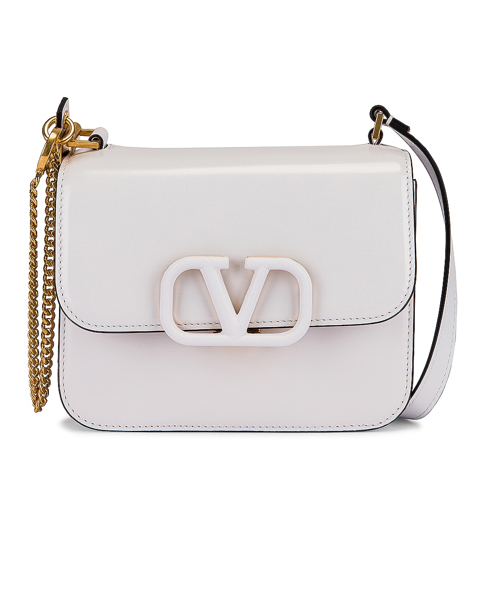 Image 1 of Valentino Garavani Small VSling Shoulder Bag in Bianco Ottico