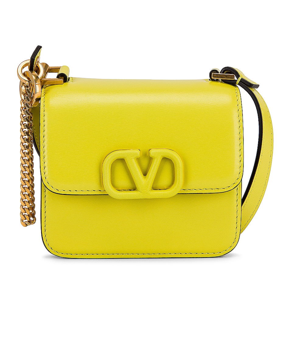 Image 1 of Valentino Garavani Micro VSling Shoulder Bag in Cedar