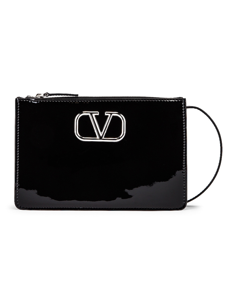 Image 1 of Valentino Garavani Pouch Shoulder Bag in Black