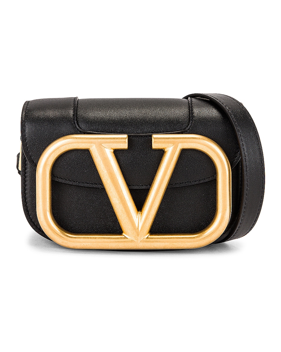Image 1 of Valentino Garavani Small Supervee Shoulder Bag in Nero