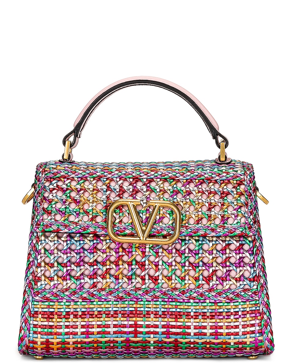 Image 1 of Valentino Garavani Mini Vsling Top Handle Bag in Multicolor