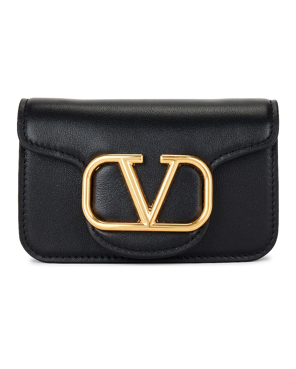 Image 1 of Valentino Garavani Loco Micro Shoulder Bag in Nero
