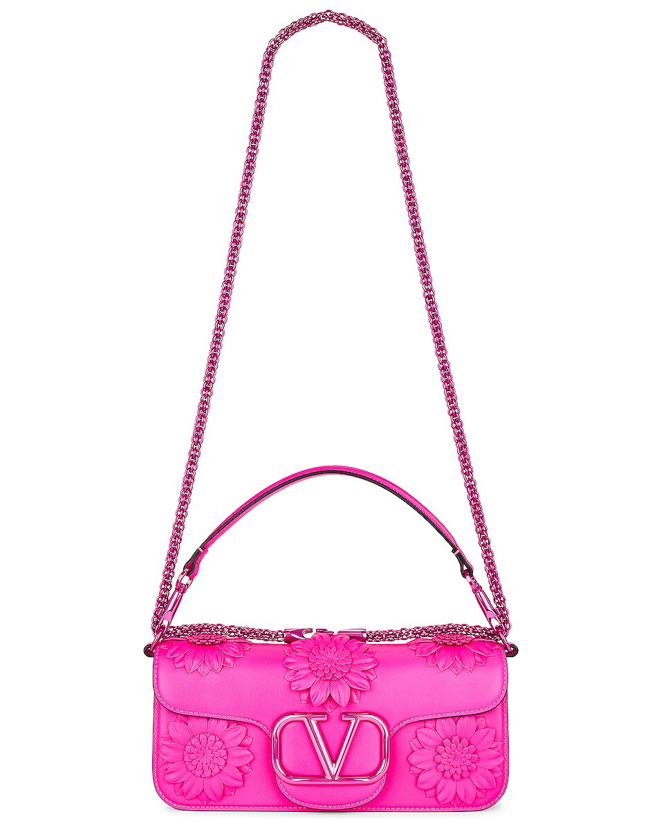 Valentino Garavani Loco Shoulder Bag in Pink | FWRD